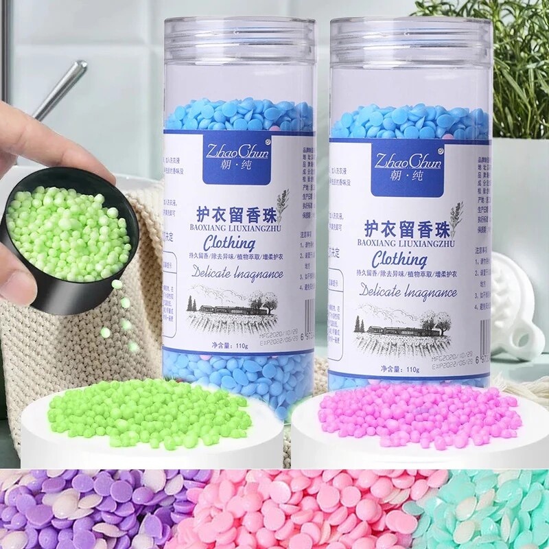 Viên Giặt Xả Thơm Quần Áo, Làm Mềm Vải, Giữ Màu Tiện Lợi Zhaochun 110g