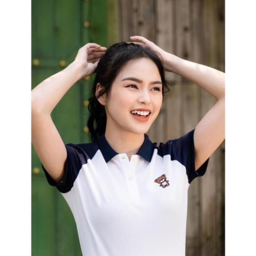Áo Polo Nữ YODY Cafe Gia Đình, Áo Cộc Tay In Hình Gấu SKU: APN5326 ⚡ New ! 🎵