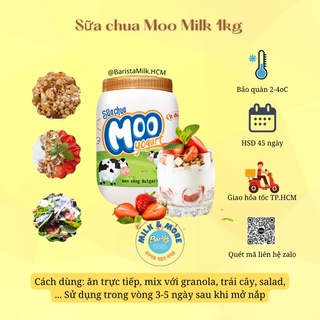 Sữa chua Moo ít đường & mật ong 1kg