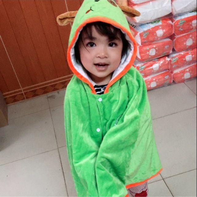 Áo choàng cho bé, có nhiều màu (ảnh thật)