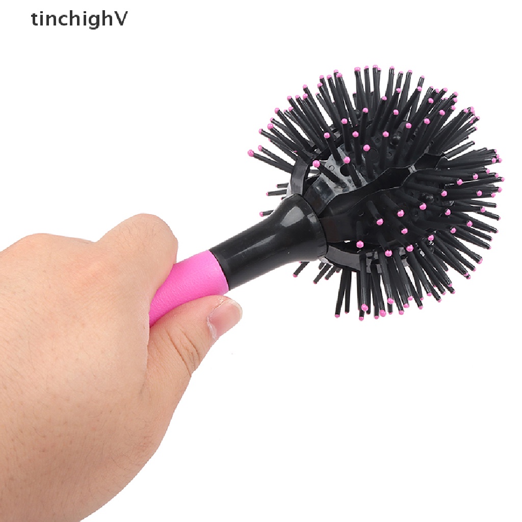 [Hàng mới về] Lược 3D kiểu bóng tròn 360 độ massage tóc