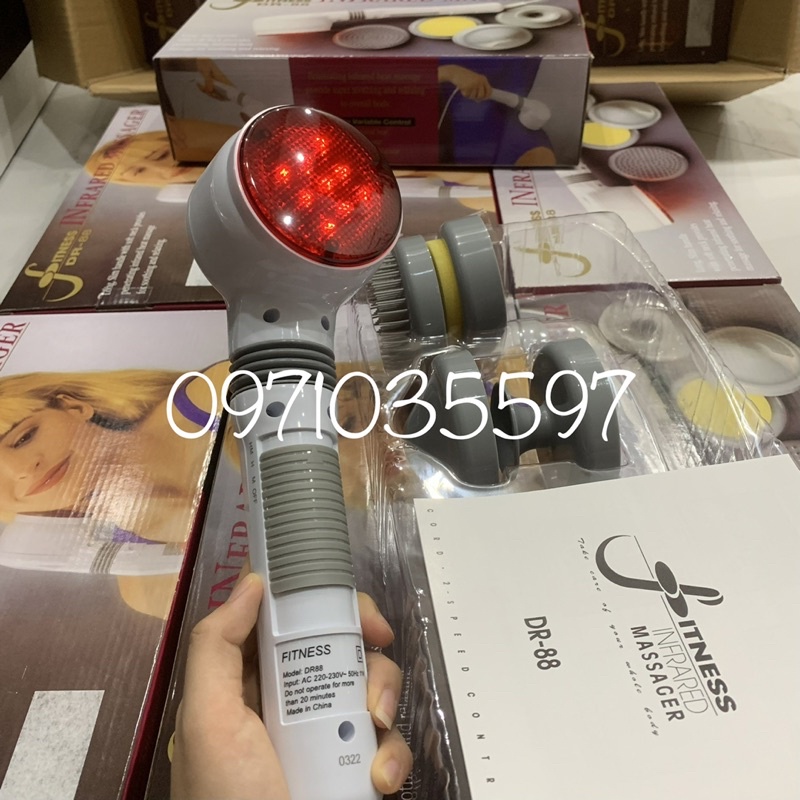 Máy massage hồng ngoại Fitness DR-88 giúp giảm đau nhức xương khớp, thông tắc tia sữa