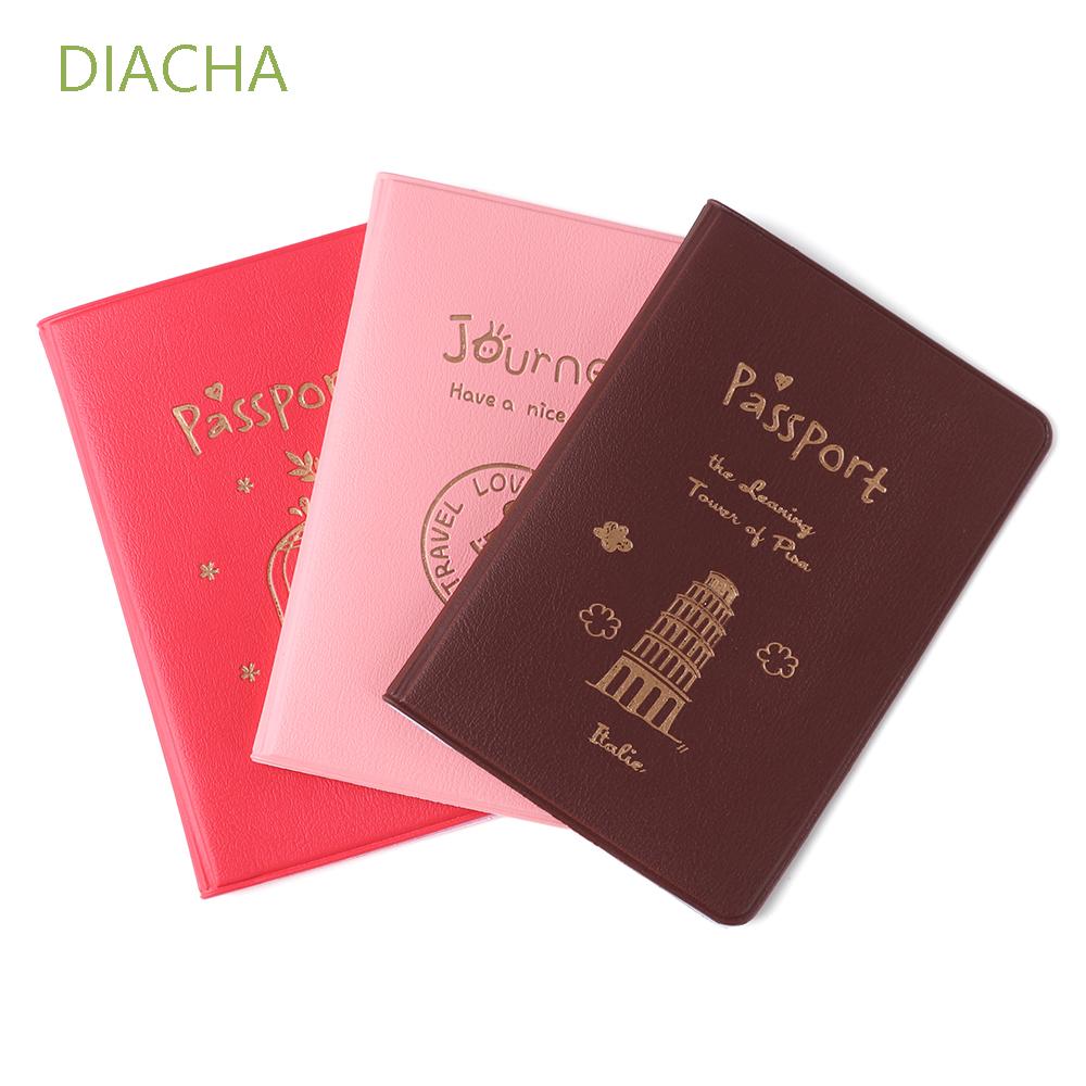 Ví Da Pu Đựng Hộ Chiếu Chống Nước Thời Trang