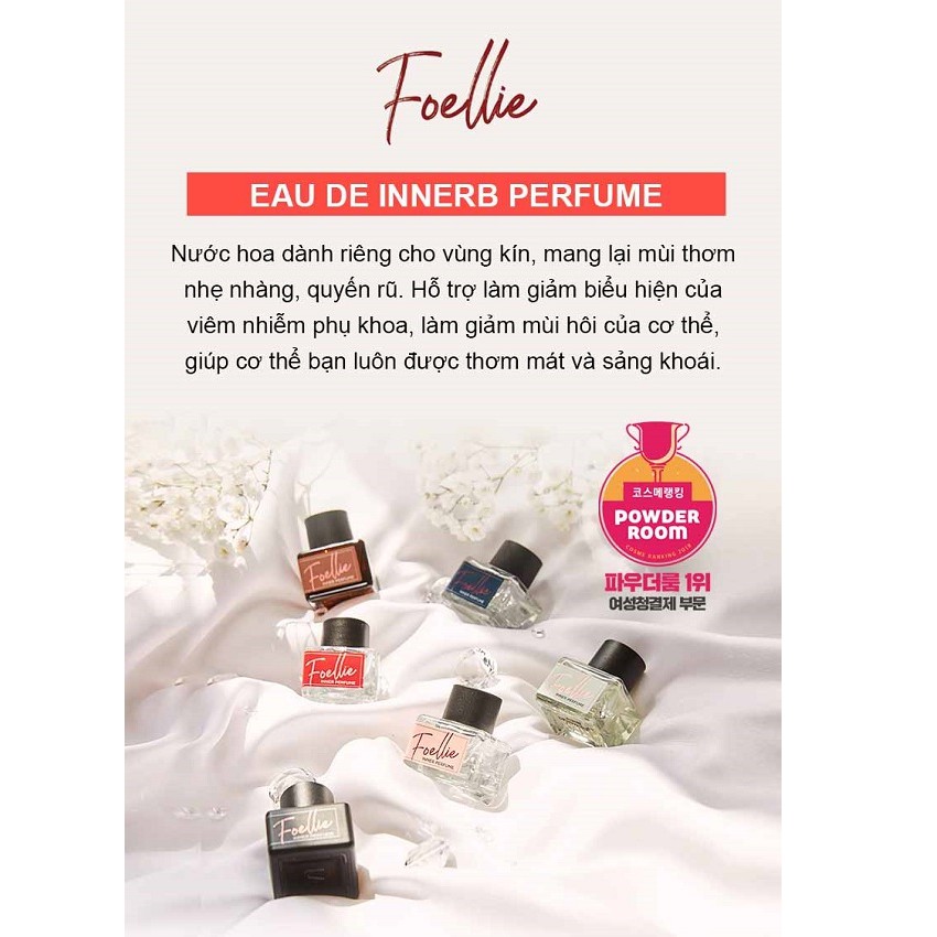 Nước hoa vùng kín Foellie Eau De Innerb Perfume Bijou 5ml Auth Hàn Quốc