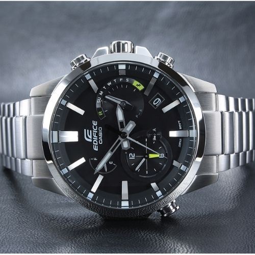 Đồng hồ nam casio Edifice EQB-700D-1ADR chính hãng Kết nối Bluetooth chống nước 10ATM Pin năng lượng mặt trời