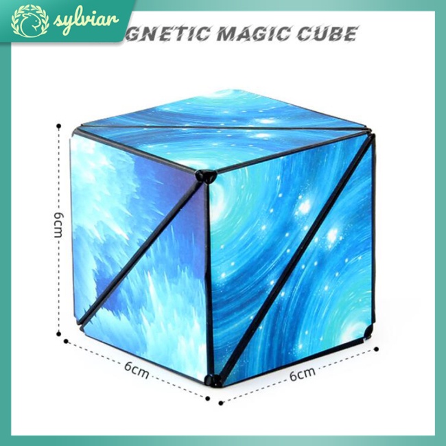 Đồ Chơi Khối Rubik Nam Châm Thay Đổi Hình Học 3d Nhiều Kiểu Dáng Vui Nhộn Cho Trẻ Em