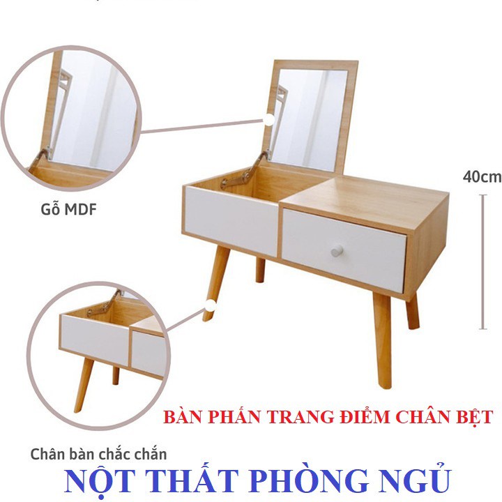 BÀN PHẤN TRANG ĐIỂM MINI CHÂN BỆT