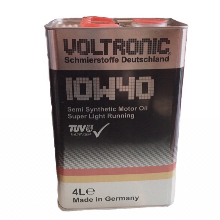 Voltronic - Nhớt bán tổng từ Đức Voltronic 10W-40 Semi Sythetic Motor Oil 4 lít