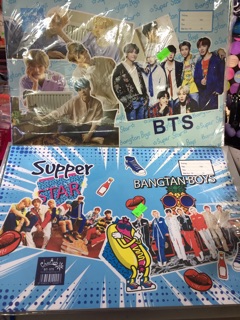 Bọc vở BTS 10 tờ