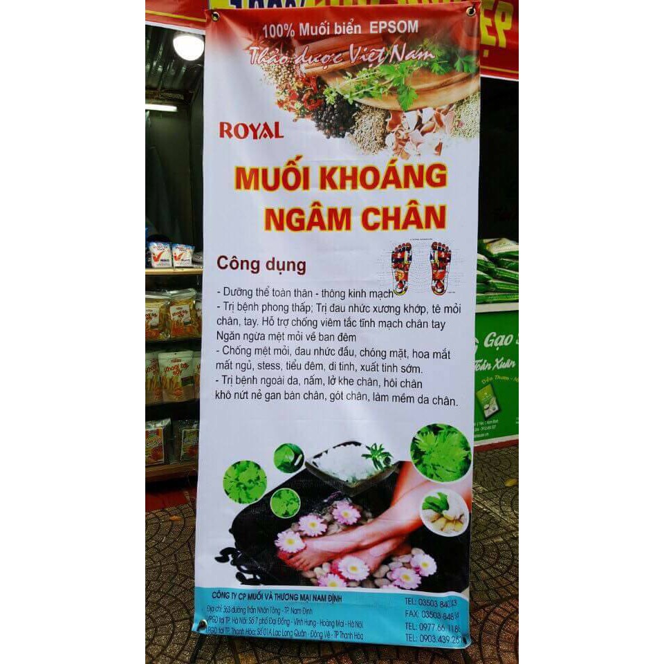 Muối khoáng thảo dược ngâm chân Royal