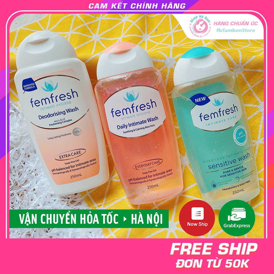 Dung dịch vệ sinh Fem Fresh Úc 250ml