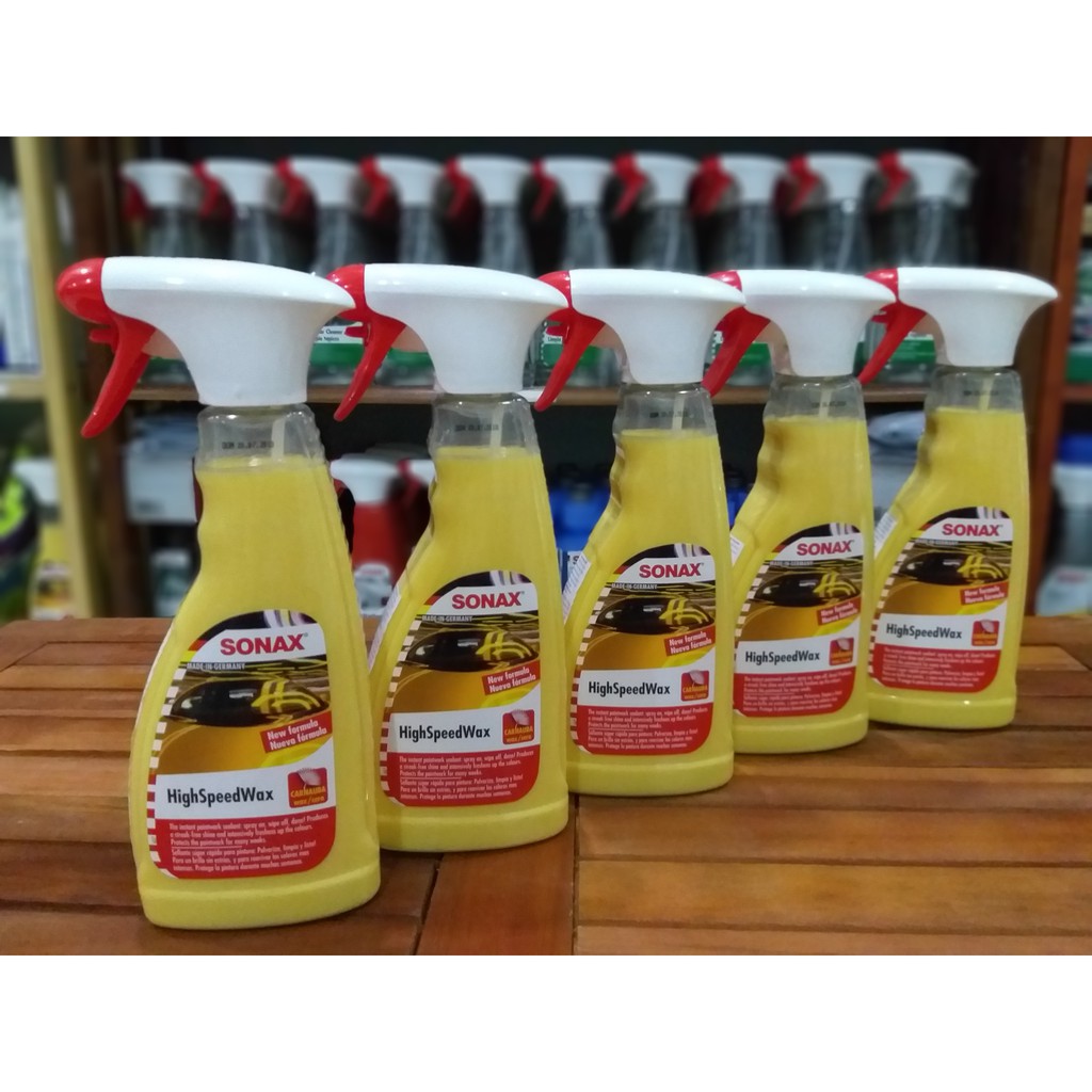 Chai Xịt Sonax HighSpeedWax 500ml