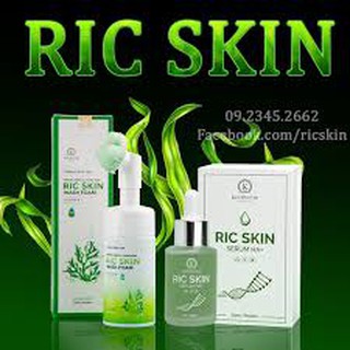 Combo Serum Ric Skin + Sữa rửa mặt Wash Foam KOHINOOR