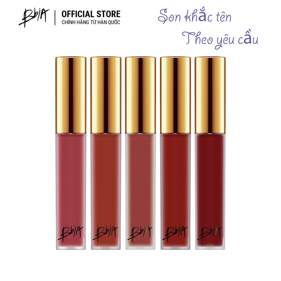 Son Kem Lì Bbia Last Velvet Lip Tint son khắc tên Làm quà tặng mẹ, Qùa tặng bạn gái kỉ niệm dip lễ 8/3, 20/10