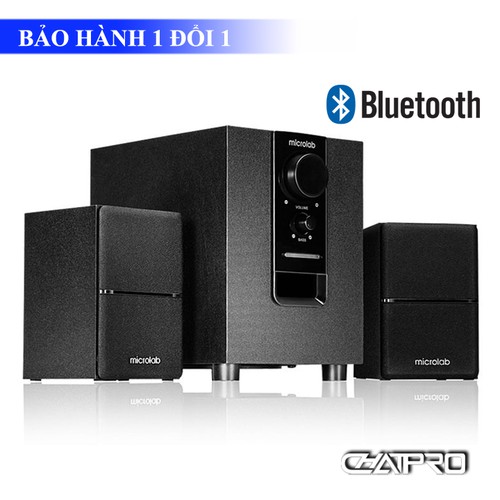 Loa vi tính Microlab M106BT 2.1 Bluetooth đen - Hàng chính hãng BH 12 Tháng