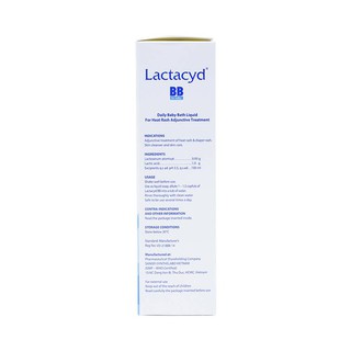 Sữa tắm Lactacyd BB 250ml chống rôm sảy