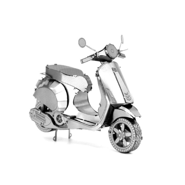 Mô hình 3D kim loại chưa lắp ráp mô phỏng xe Vespa 125, cực đẹp