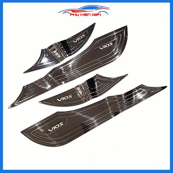 Bộ ốp tapli Vios 2019-2023 vân Titan chống xước va đập khi mở cửa và làm đẹp xe