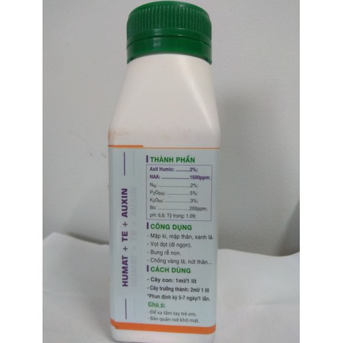 VK HUMAT 2-5-3+TE mập thân - dày lá - vọt đọt - Chai 250 ml