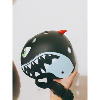 Nón bảo hiểm cá mập siêu cute ( ảnh thật )