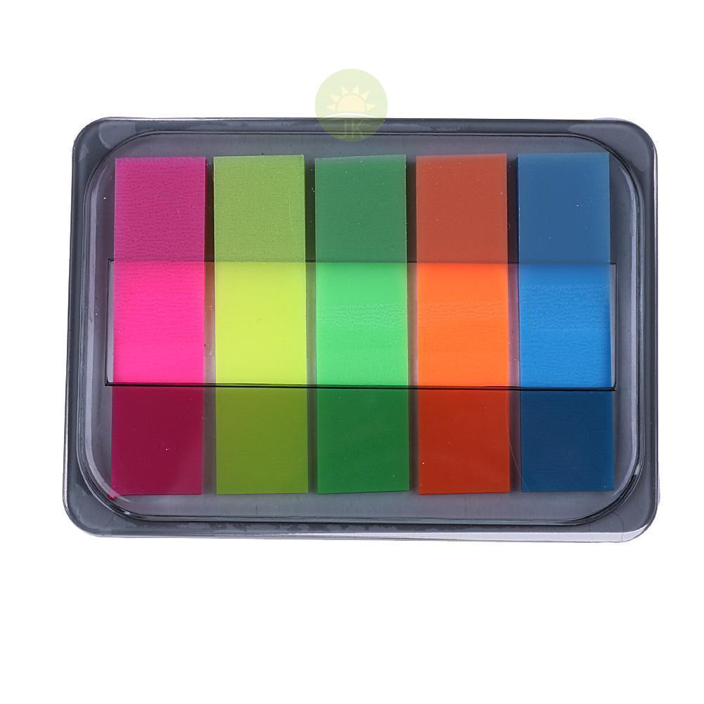 Set 100 giấy dán ghi chú/làm dấu sách tiện dụng cho văn phòng