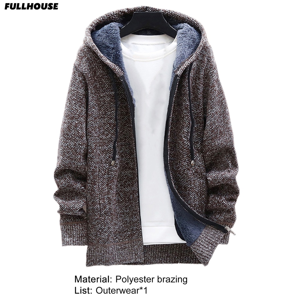 ⏳Áo Thun Thời Trang Trẻ Trung Cá Tính Cho Nam⏳ Áo Khoác Hoodie Phối Khóa Kéo Ấm Áp Thời Trang Thu Đông