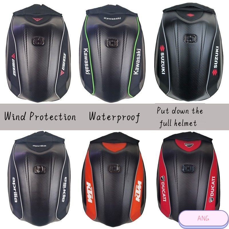 Ba Lô Đeo Vai Vỏ Cứng Chống Thấm Nước Chuyên Dùng Khi Lái Xe Mô Tô