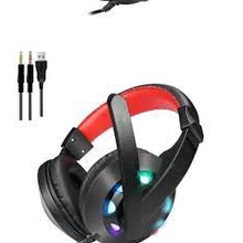 Tai Nghe Chụp Tai Chuyên Game A65 Có Led Dùng Cho Máy Tính Laptop,Học Trực Tuyến Online- LED đổi màu- Bảo Hành 6 Tháng -