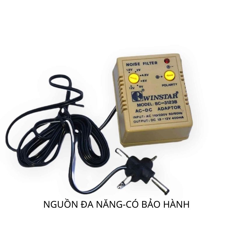 Nguồn đa năng Winstar 3123 máy pen phun xăm mini thần thánh  cao cấp dạng cục