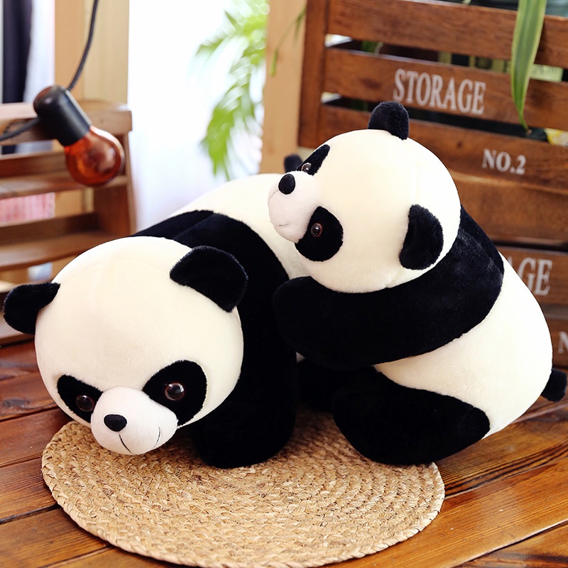 Gối Ôm Hình Gấu Trúc Bằng Nhung Dễ Thương Xinh Xắn