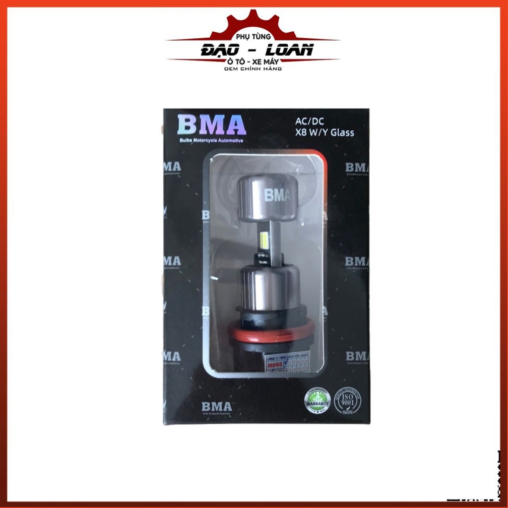 Bóng đèn pha LED BMA chân HS5 siêu sáng ĐÈN PHA Airblade 2011 (AB 2011 MẬP), PCX 2011, Lead 2011