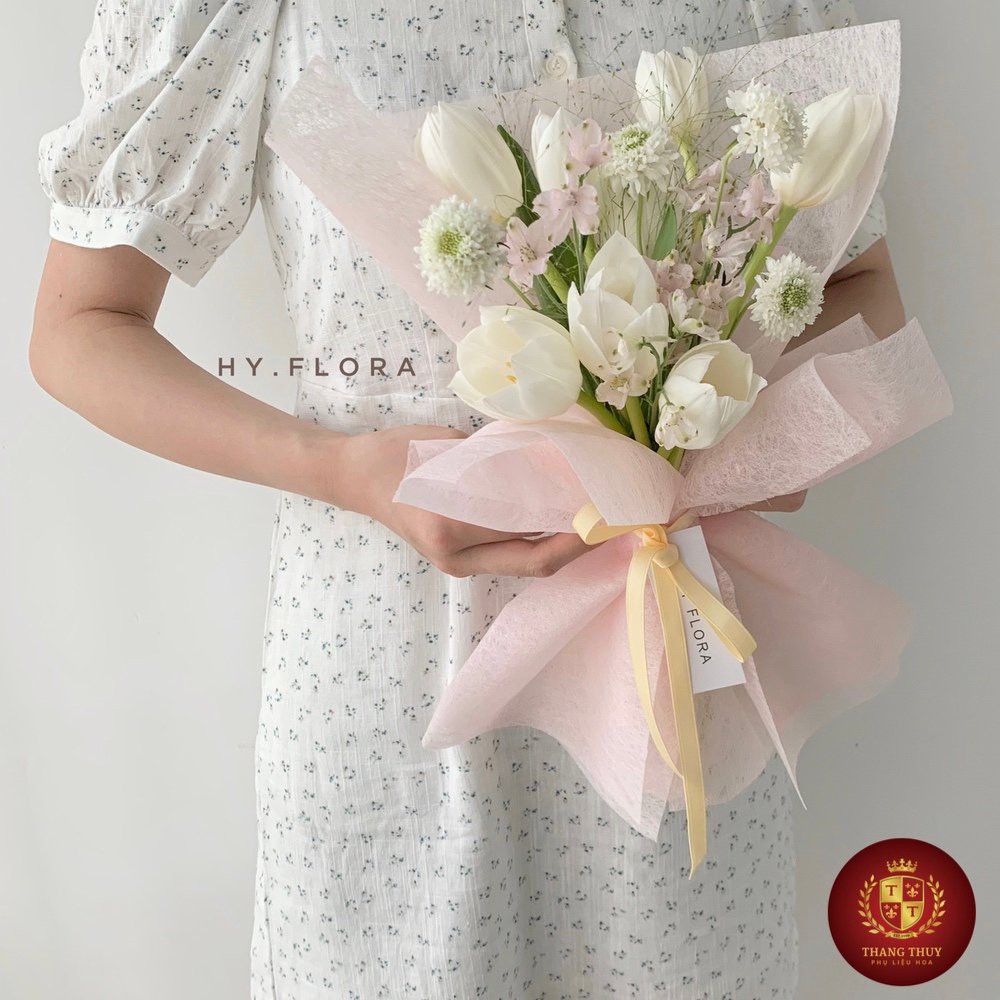 Giấy gói hoa gấm sơ