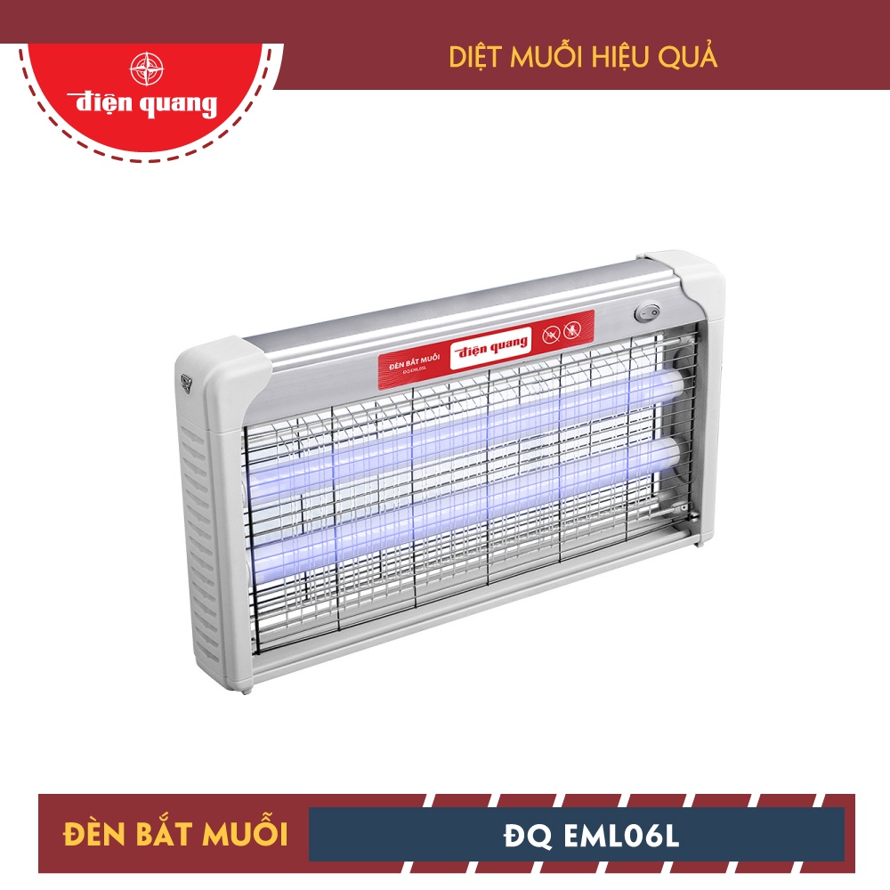 Đèn bắt muỗi Điện Quang ĐQ EML06L (380x65x250mm)bh 6 tháng hàng chính hãng