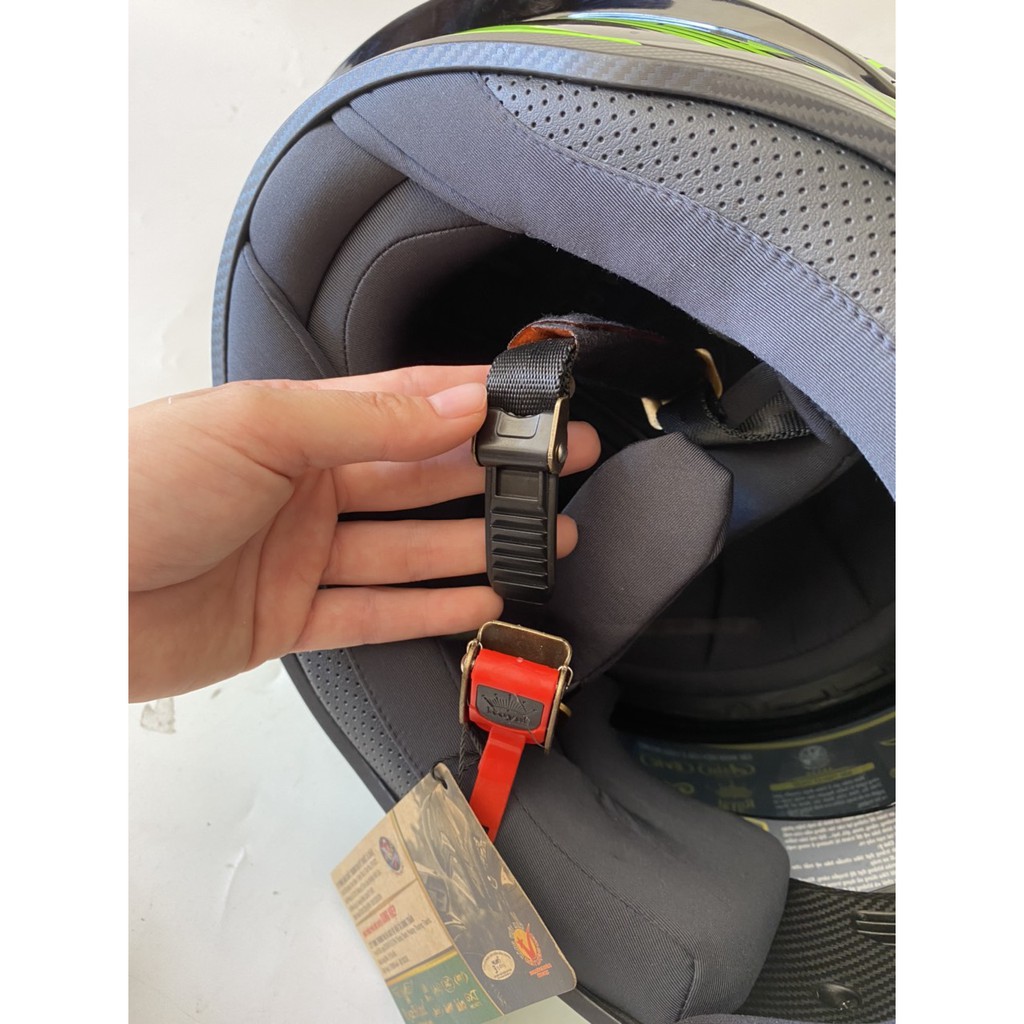 Mũ Bảo Hiểm Fullface Royal M137- Đen Bóng - Hai Kính - Bảo Hành 12 Tháng - Tặng Kèm Balo Dây rút