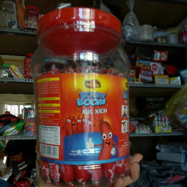 Xúc xích Boom boom (50c)