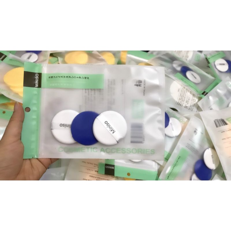 Bông đánh phấn nước Miniso