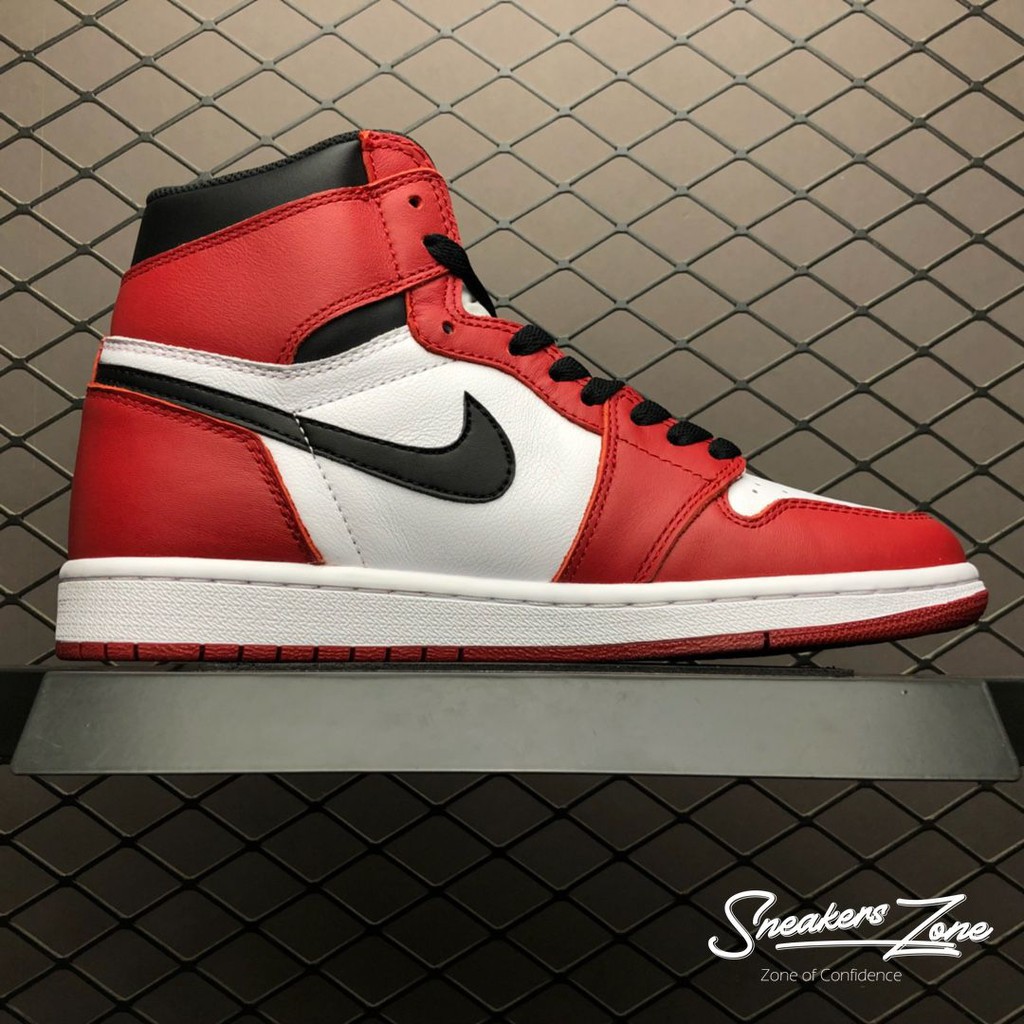 Giày Thể Thao Air Jordan 1 Retro High Chicago đỏ Trắng Cao Cổ Phù Hợp Mọi Dịp Cho Cả Nam Và Nữ Sneakers World