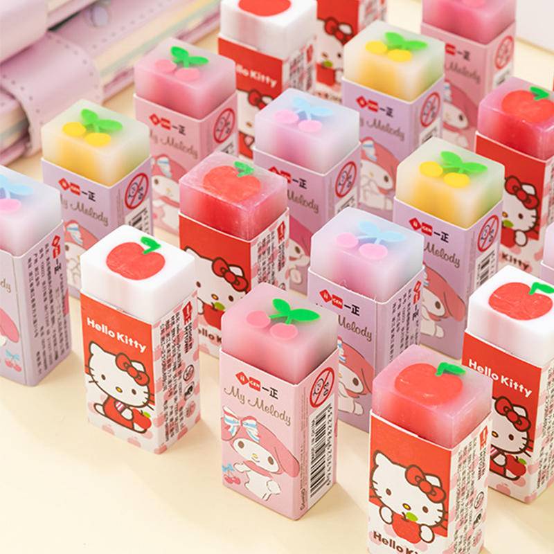 Sanrio Cục Tẩy Cao Su Mềm Hình Thỏ Dâu Tây Đáng Yêu Dành Cho Học Sinh Hàn Quốc Mymelody Kuromi Cinnamoroll