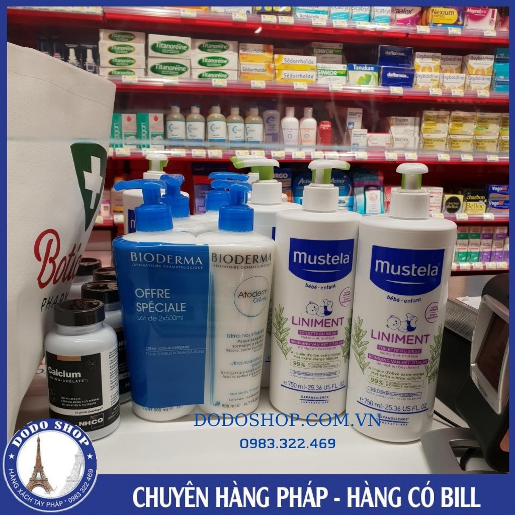 Dung Dịch Vệ Sinh Thay Bỉm Liniment của Mustela 750ml