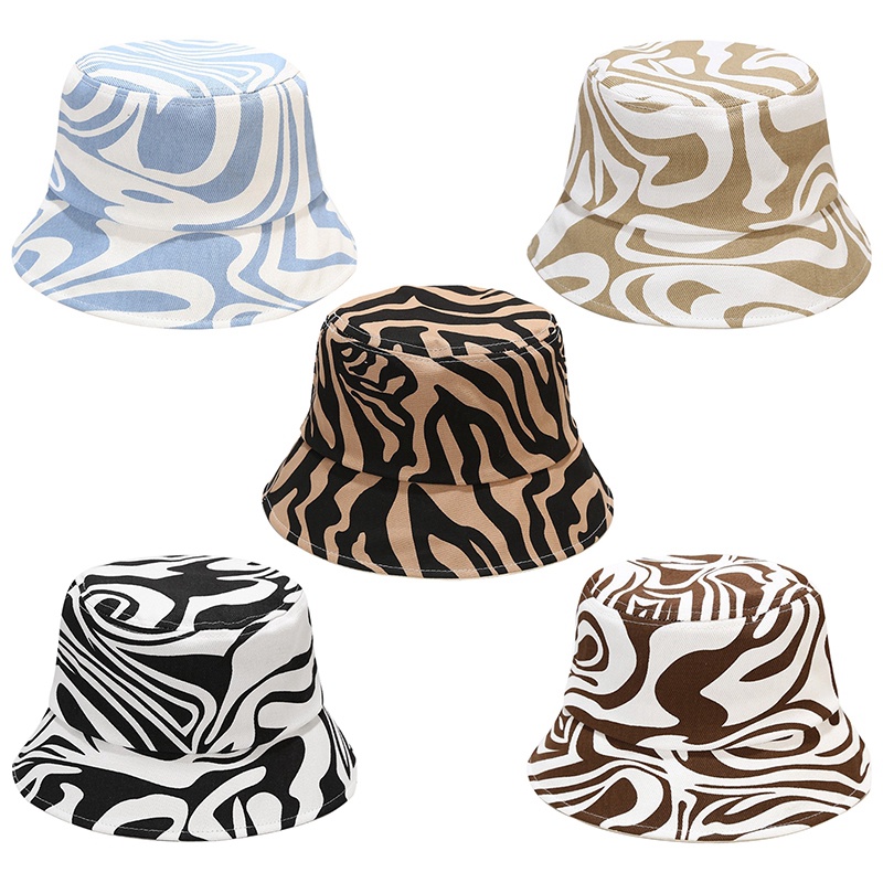 Nón Vành Họa Tiết Sọc Ngựa Vằn Thời Trang Unisex