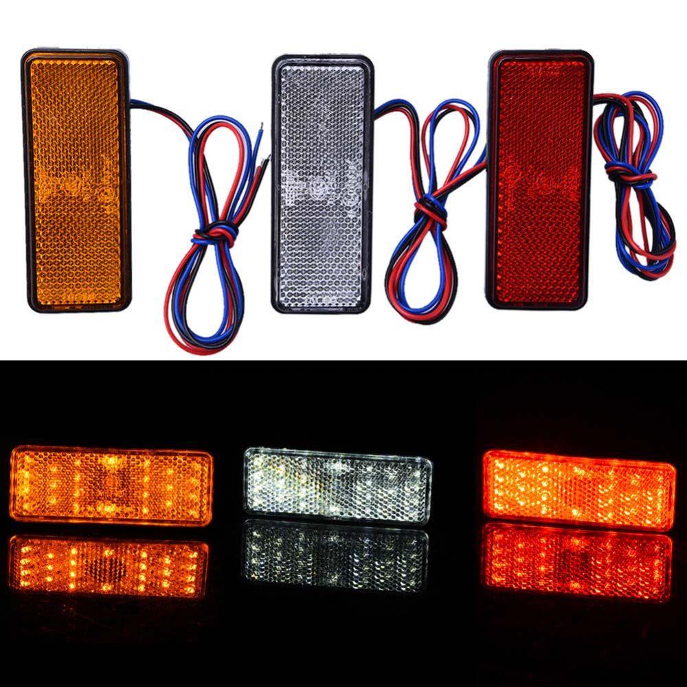 Đèn Phanh Phản Quang Hình Vuông Cho Xe Hơi