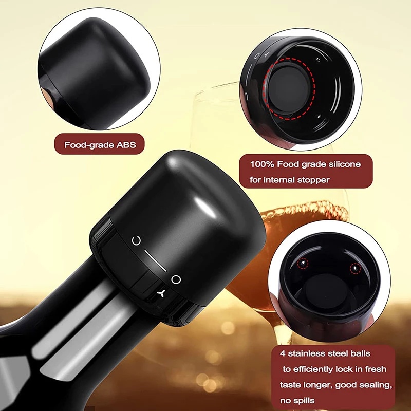 Nắp Đậy Chai Rượu Bằng Silicone Cấp Thực Phẩm Chất Lượng Cao Thân Thiện Với Môi Trường