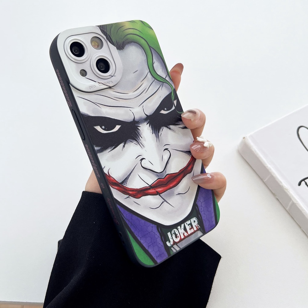 Ốp Điện Thoại Chống Sốc In Hình Joker Cho iPhone 14 / 13 / 12 / 11 / XS / 8P / 7P