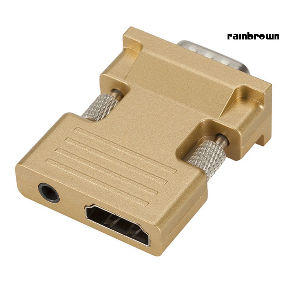 Bộ chuyển đổi 1080p HDMI sang VGA có cáp âm thanh 3.5mm