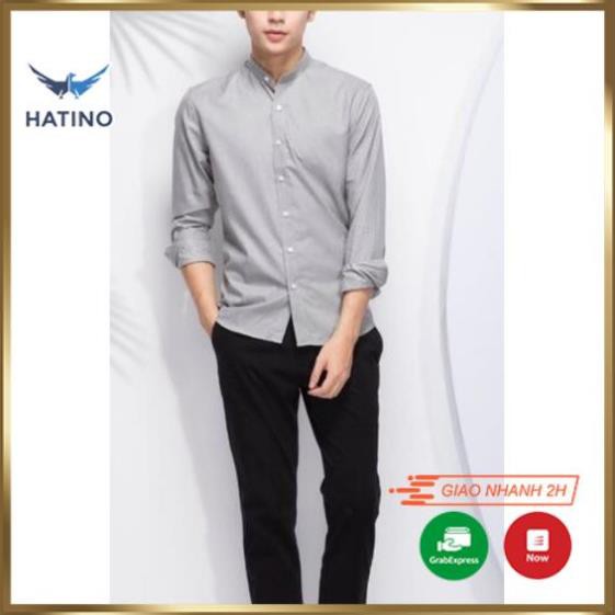 Áo sơ mi nam cổ tàu dài tay, dáng chuẩn, phong cách trẻ trung, năng động, màu sắc đa dạng