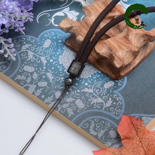 Dây dù 5ly - Vòng cổ dây dù - dây chuyền dây dù - dây dù đeo cổ - Handmade Màu tím Gỗ mun Dát Bạc