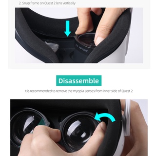 Kính Thực Tế Ảo Cho Oculus Quest 2 -1.0D Đến -6.0D