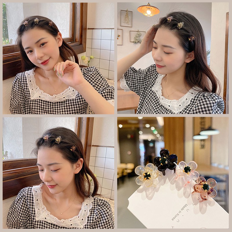 Trâm Cài Tóc Đính Hoa Xinh Xắn Cho Nữ