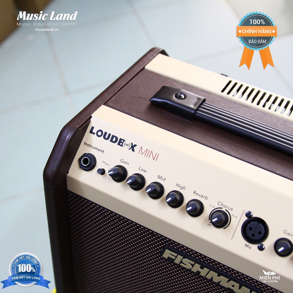 Ampli Đàn Guitar Acoustic Fishman LoudBox Mini Bluetooth – Chính hãng