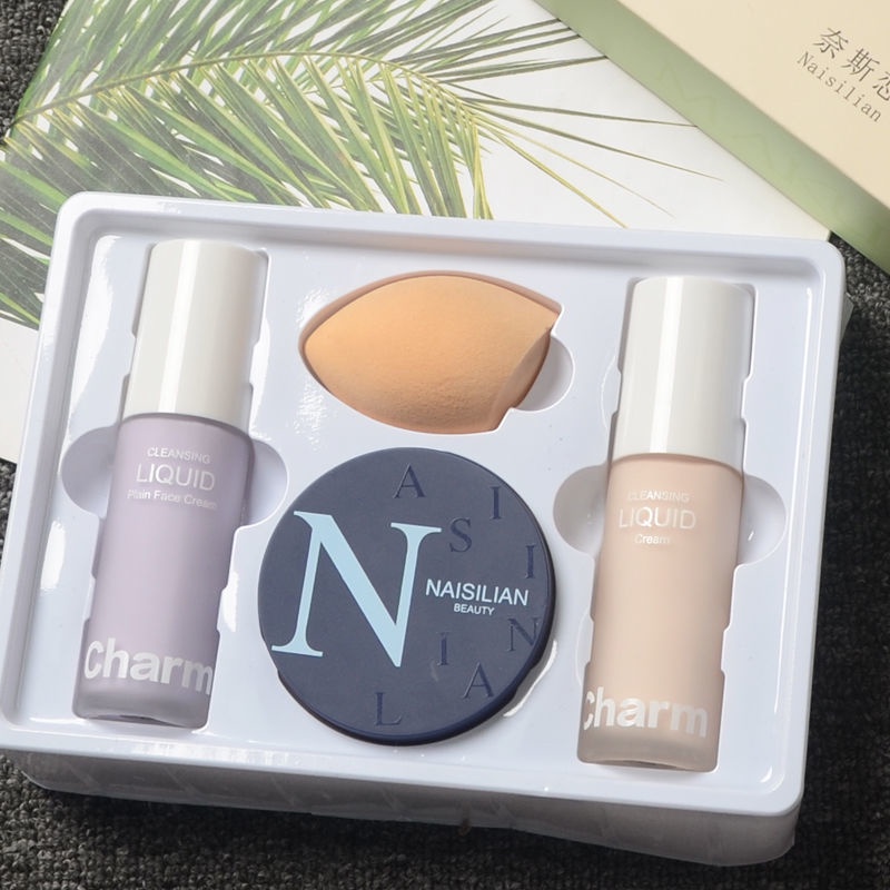 Kem Nền BB Dạng Lỏng Li Jiaqi Che Khuyết Điểm Kiểm Soát Dầu Dưỡng Ẩm Lâu Trôi Chất Liệu Da